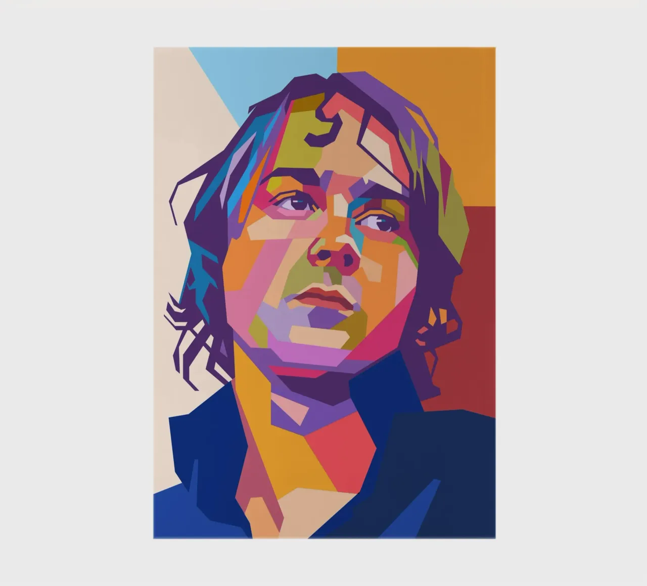 Tom Chaplin pop art portrait notebook by Hantamrata