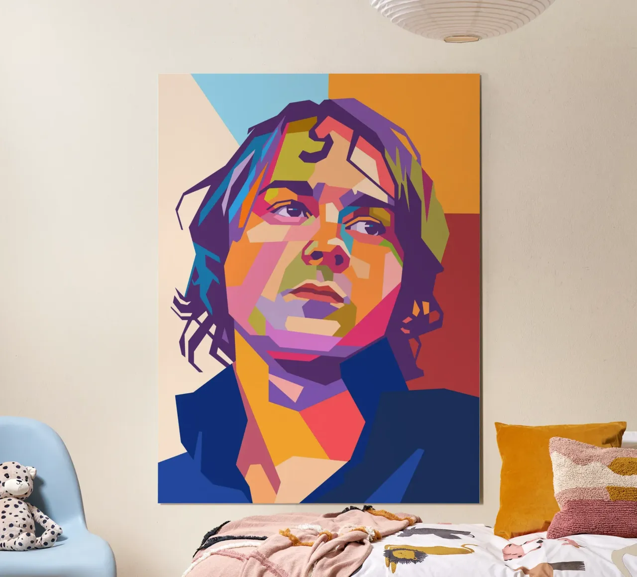 Tom Chaplin pop art portrait hahnemühle by Hantamrata