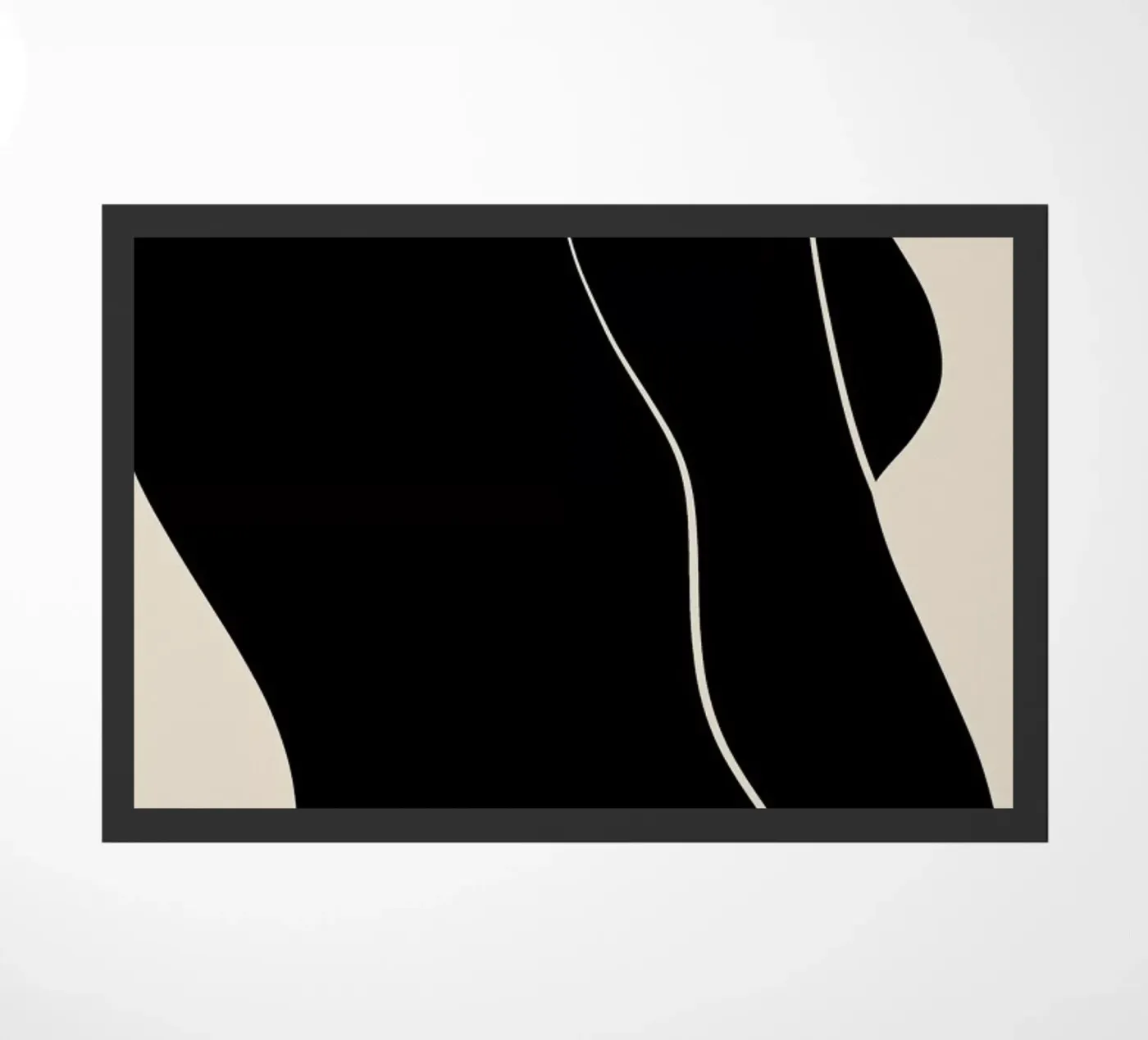 Silhouette doormat by Graphite