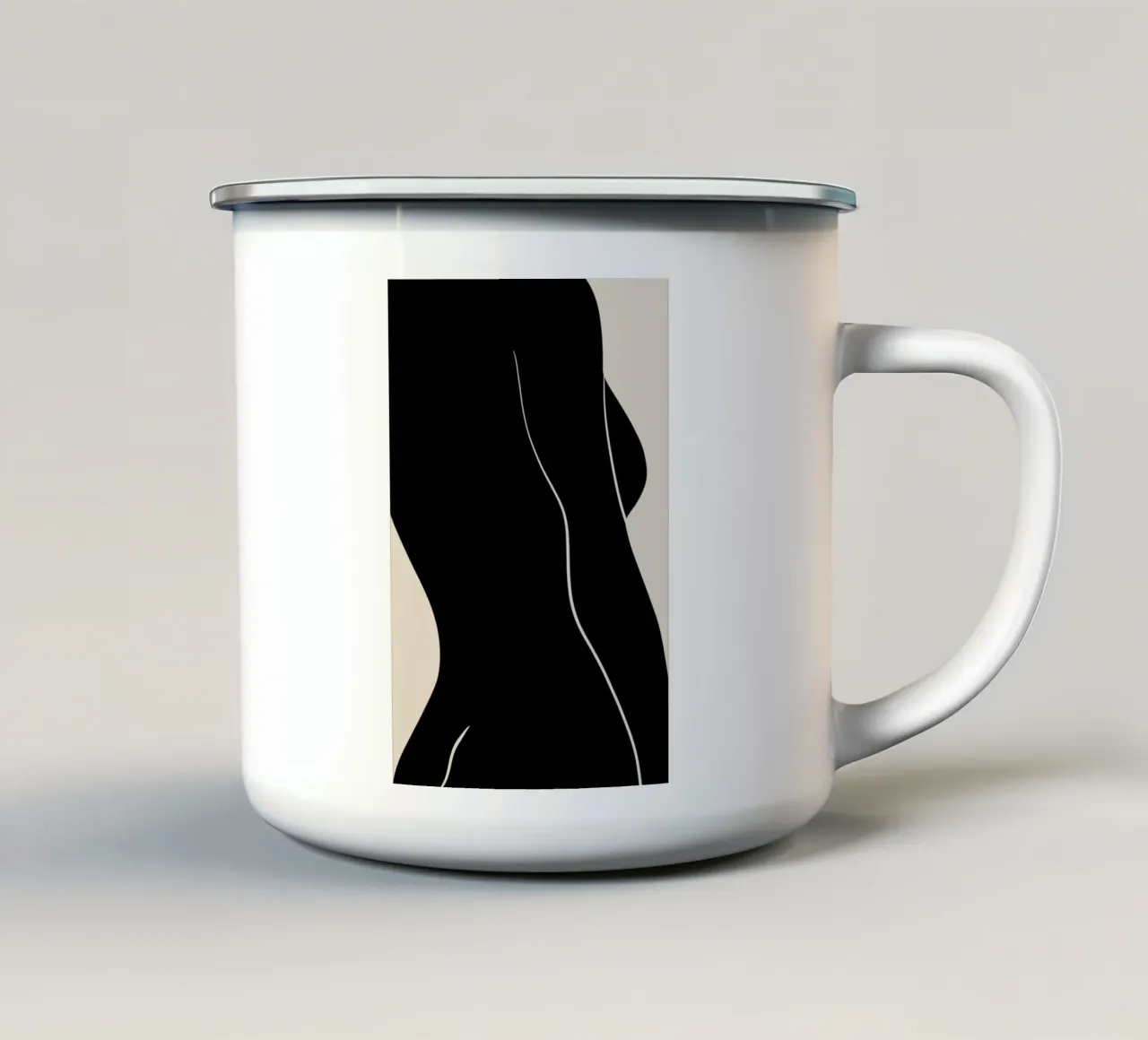 Silhouette tazza in smalto da Graphite