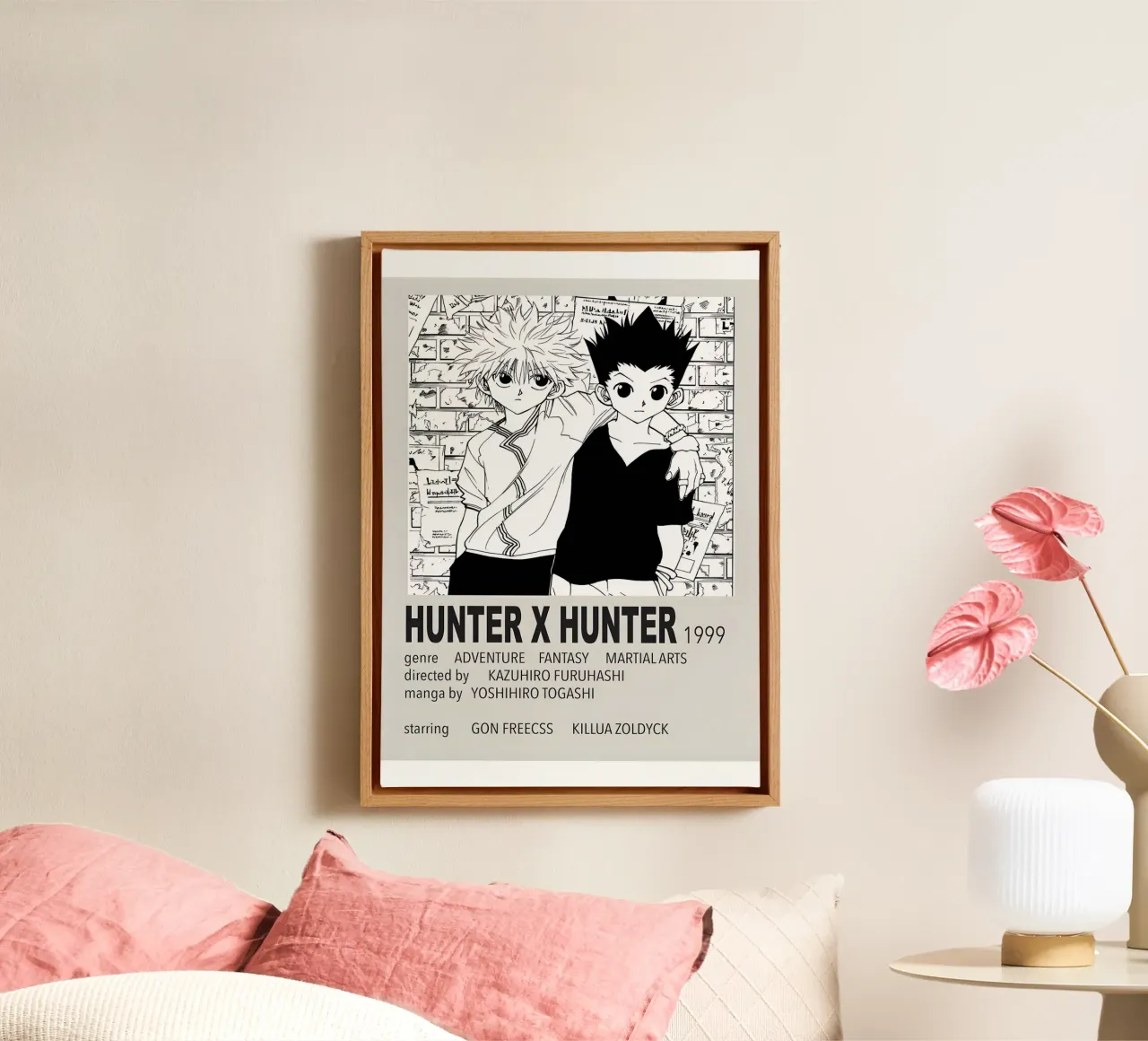 HUNTER X HUNTER 1999 tela con Cornice a cassetta da Totoya