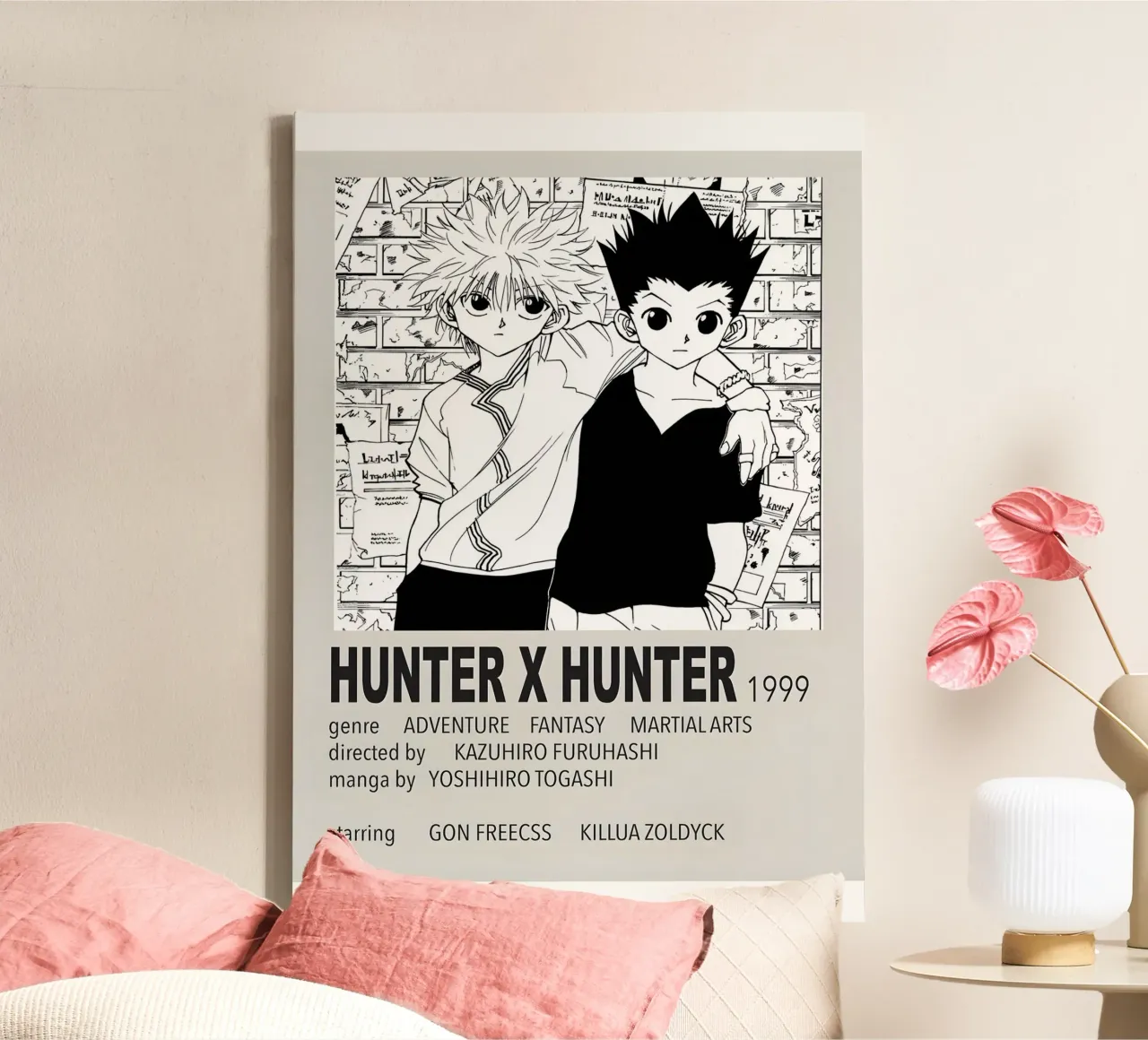 HUNTER X HUNTER 1999 tela con Cornice a cassetta da Totoya