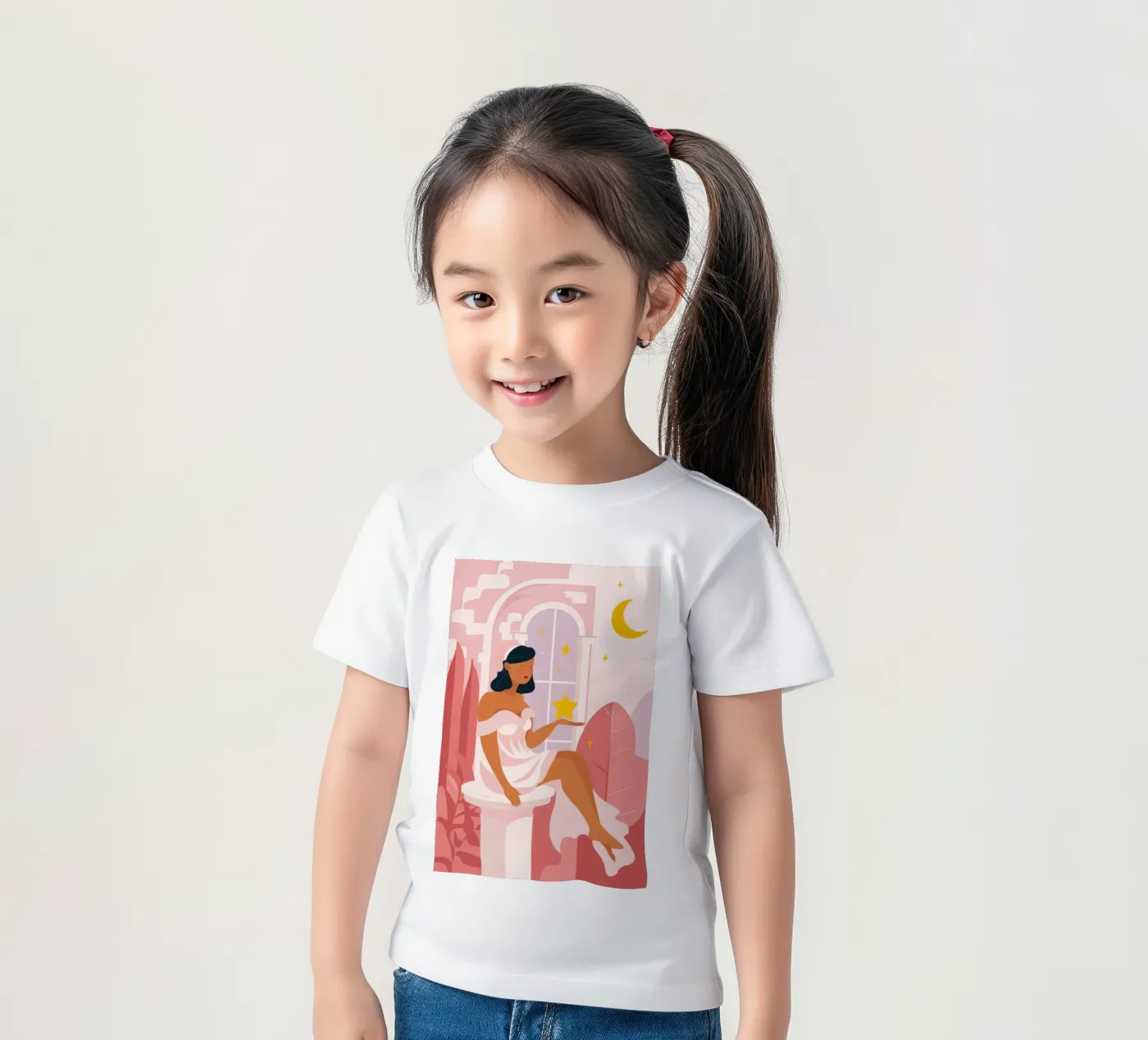 Celestial Reflection kinder t-shirt van Twilight Muse