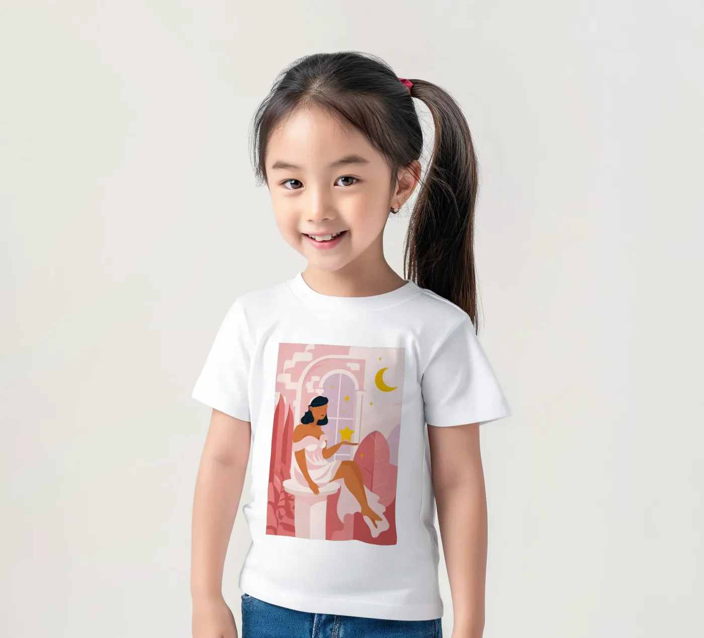 Celestial Reflection kinder t-shirt van Twilight Muse