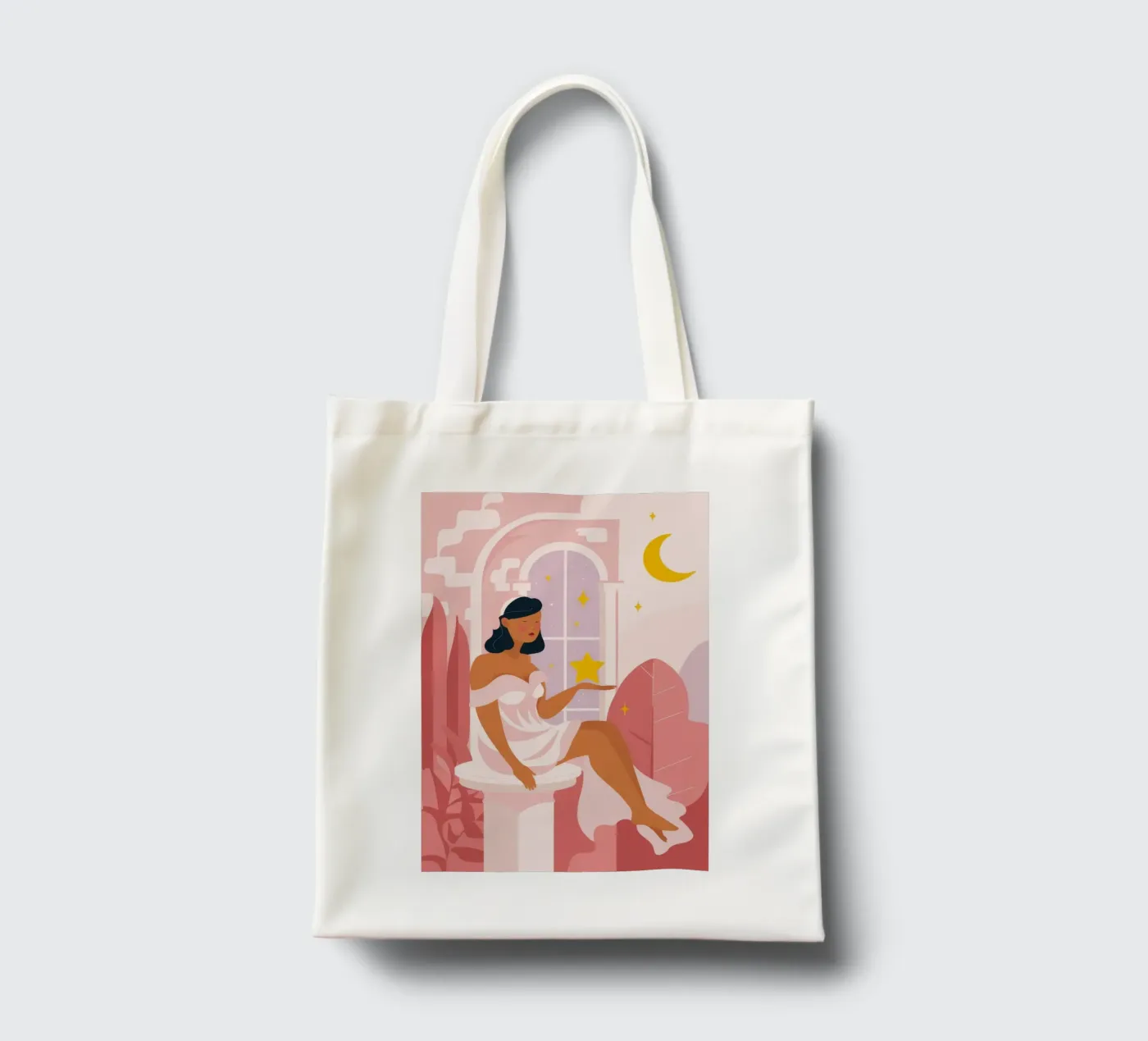 Celestial Reflection borsa in juta da Twilight Muse