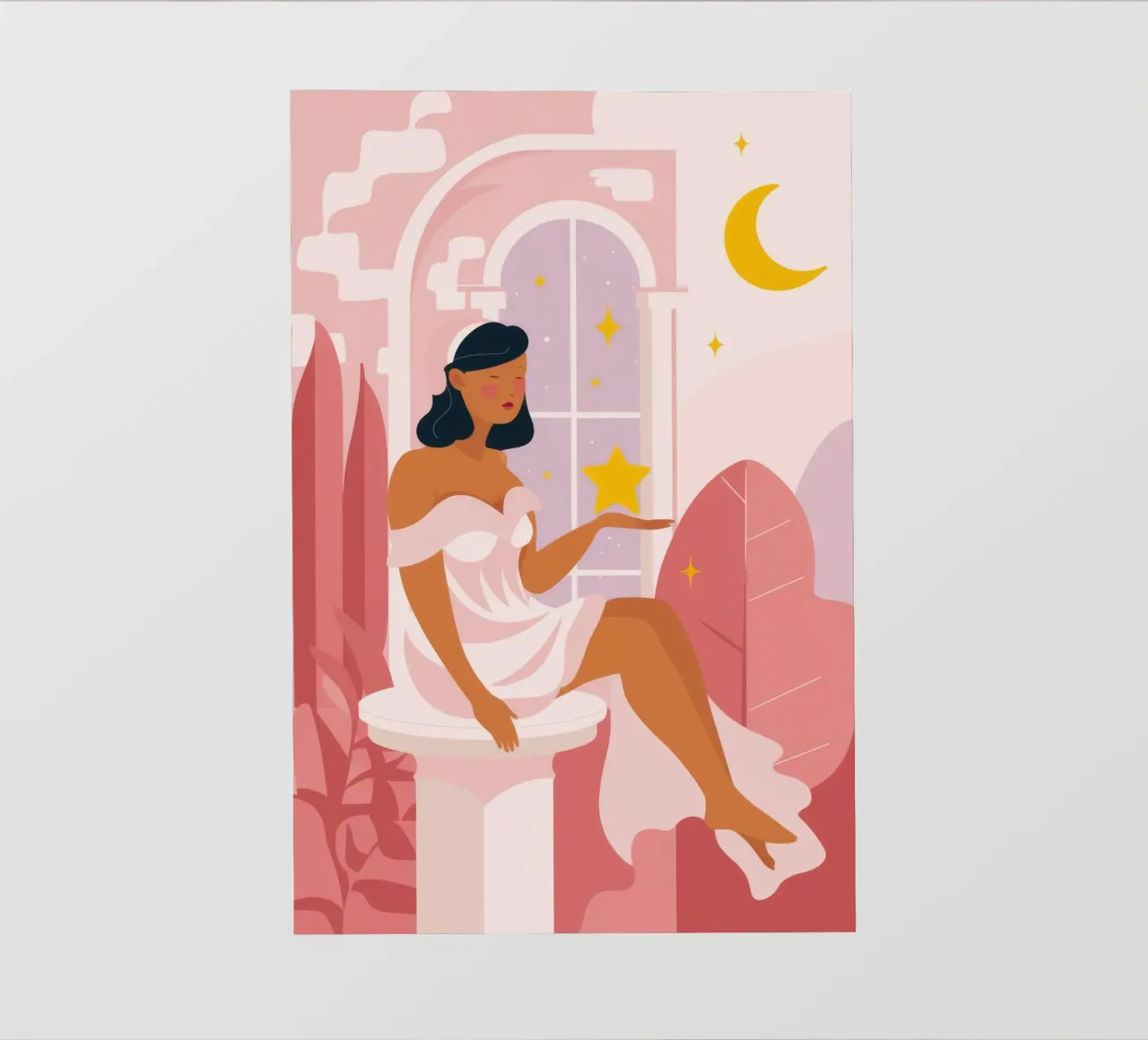 Riflesso celeste pellicola backlit da Twilight Muse