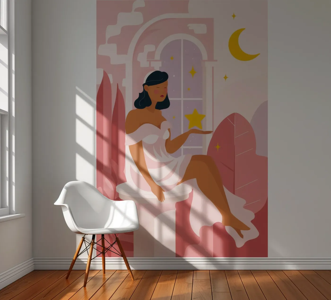 Celestial Reflection fotobehang van Twilight Muse