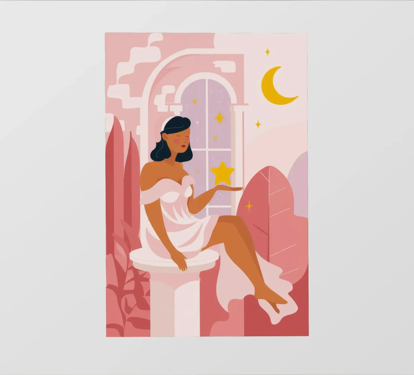 Celestial Reflection fotobehang van Twilight Muse