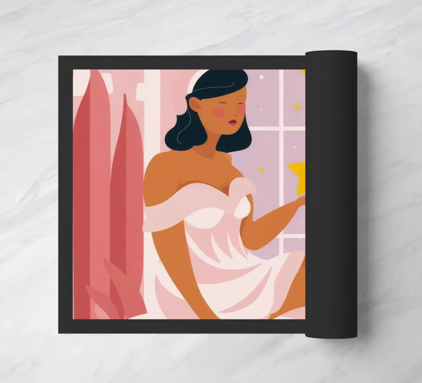 Celestial Reflection doormat by Twilight Muse