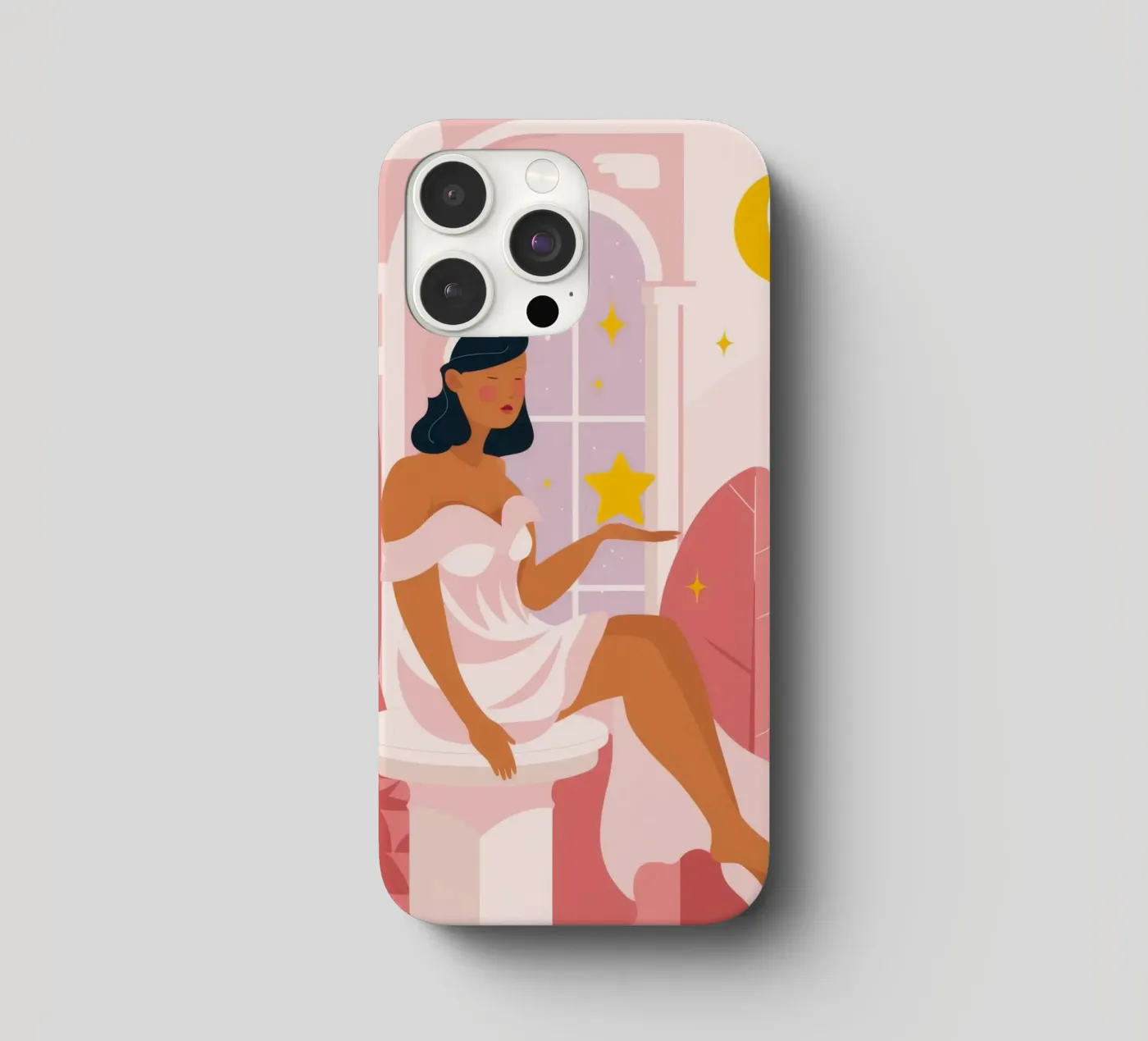 Celestial Reflection iphone case by Twilight Muse