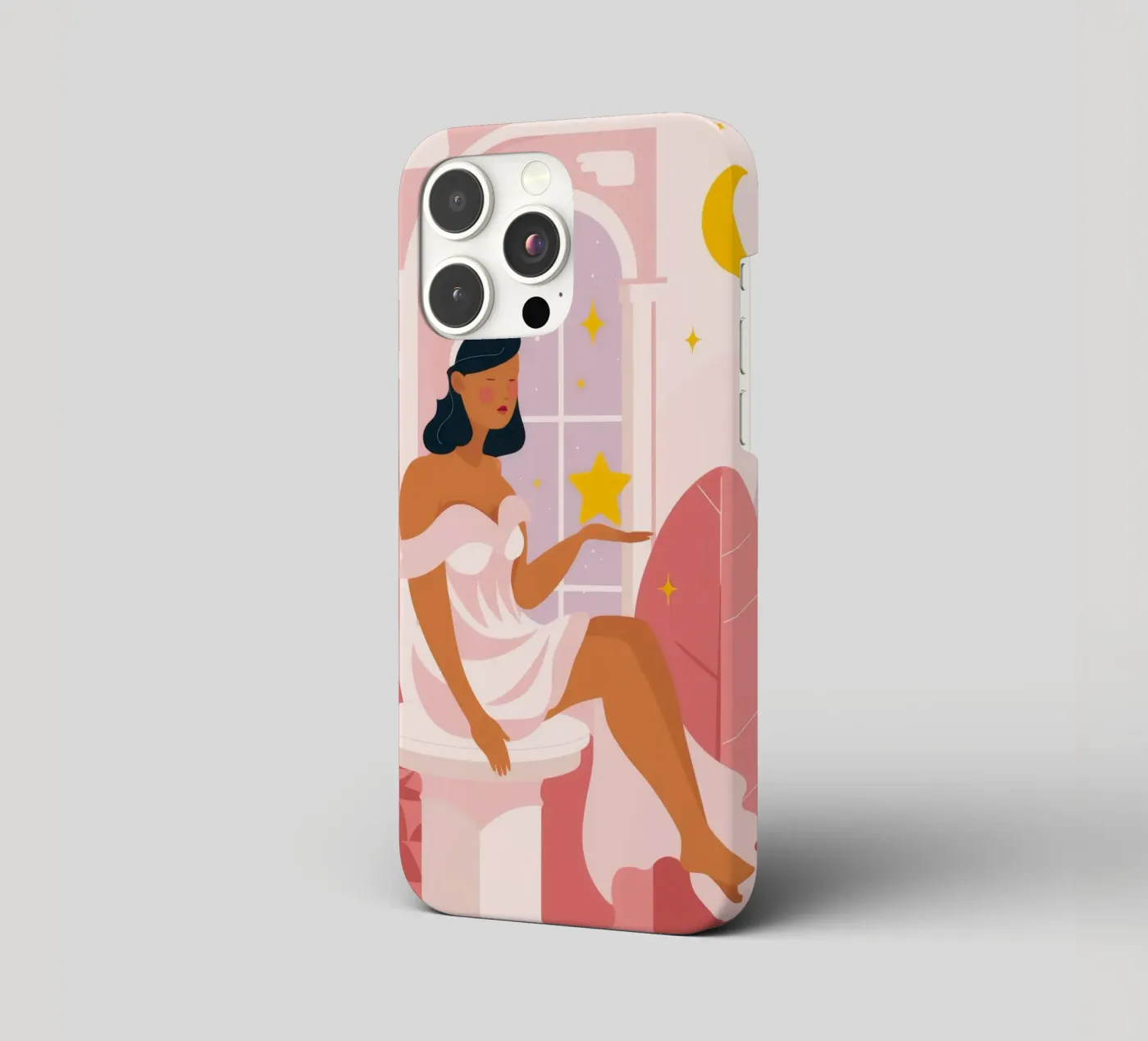 Celestial Reflection iphone case by Twilight Muse