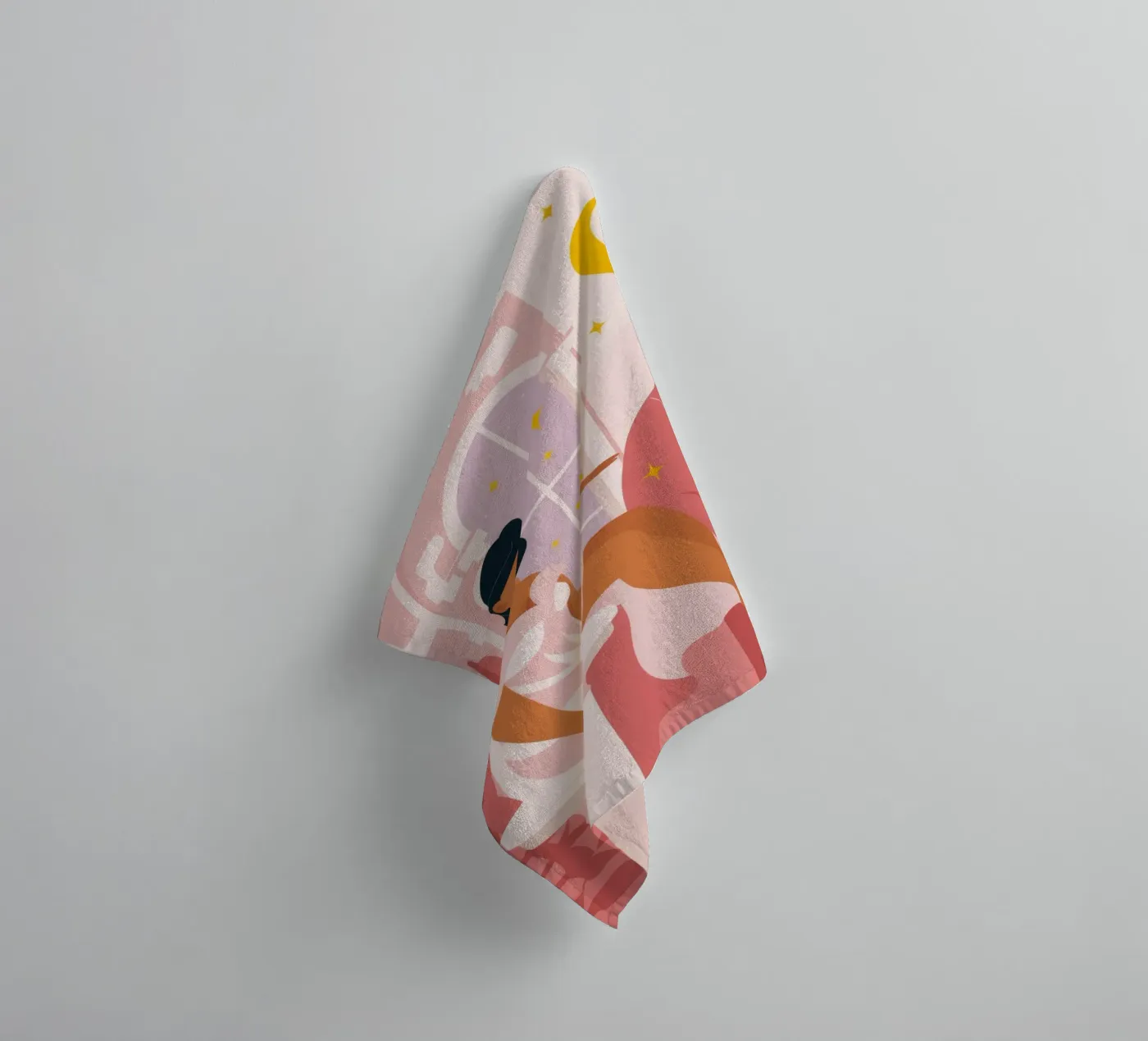 Celestial Reflection towel by Twilight Muse