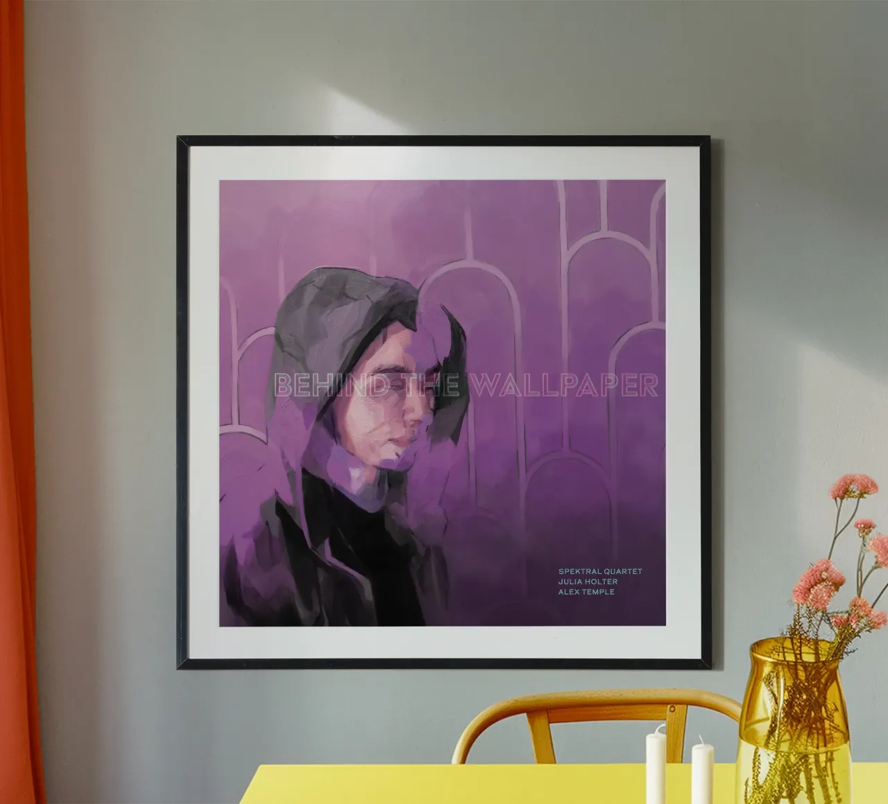 Dietro la carta da parati poster da hite Shop