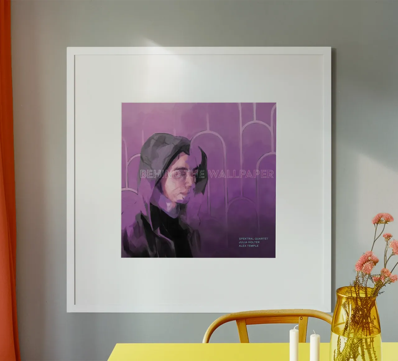 Dietro la carta da parati poster da hite Shop