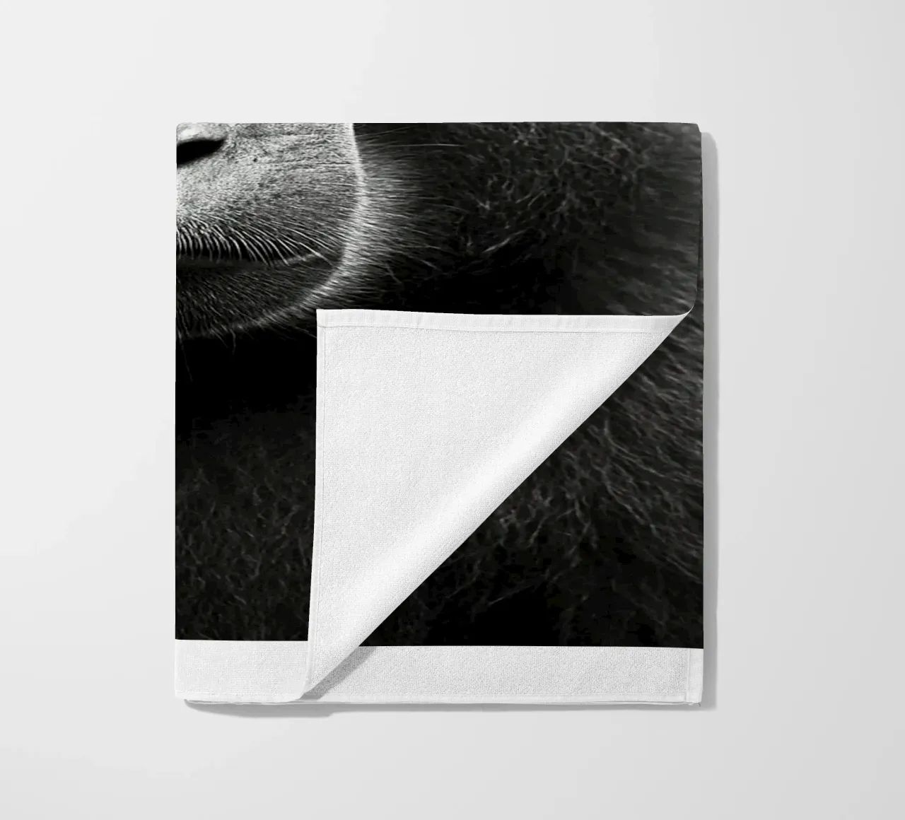 photographie de singes en noir et blanc serviette de plage de the gunduls