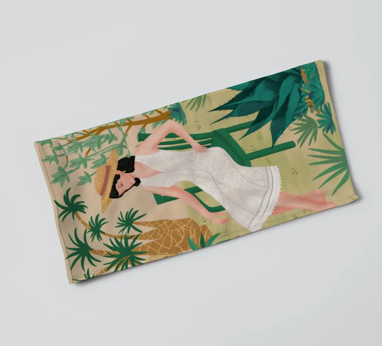 Serenità tropicale asciugamano da bagno da Twilight Muse