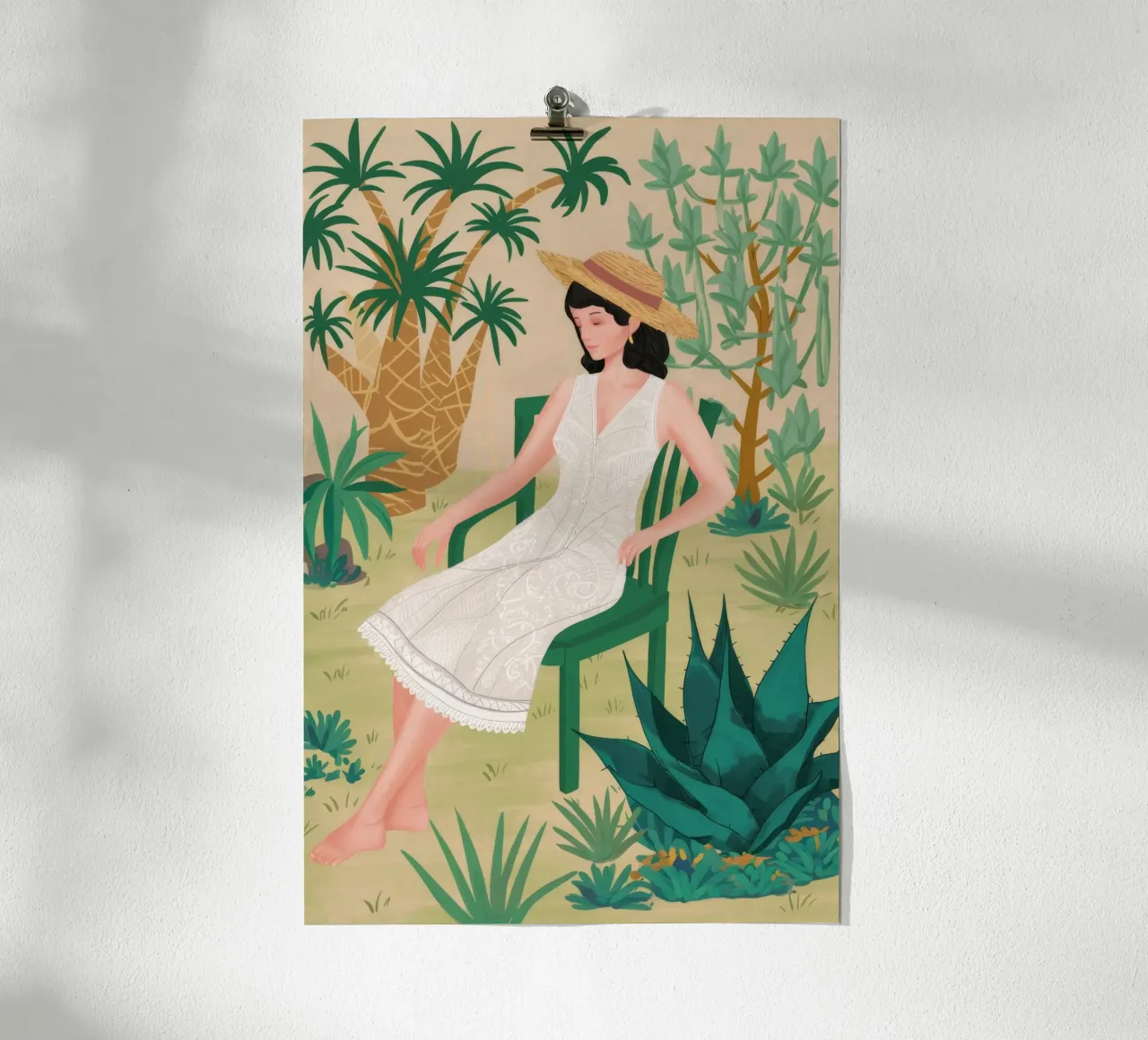 Serenità tropicale carta hahnemühle da Twilight Muse