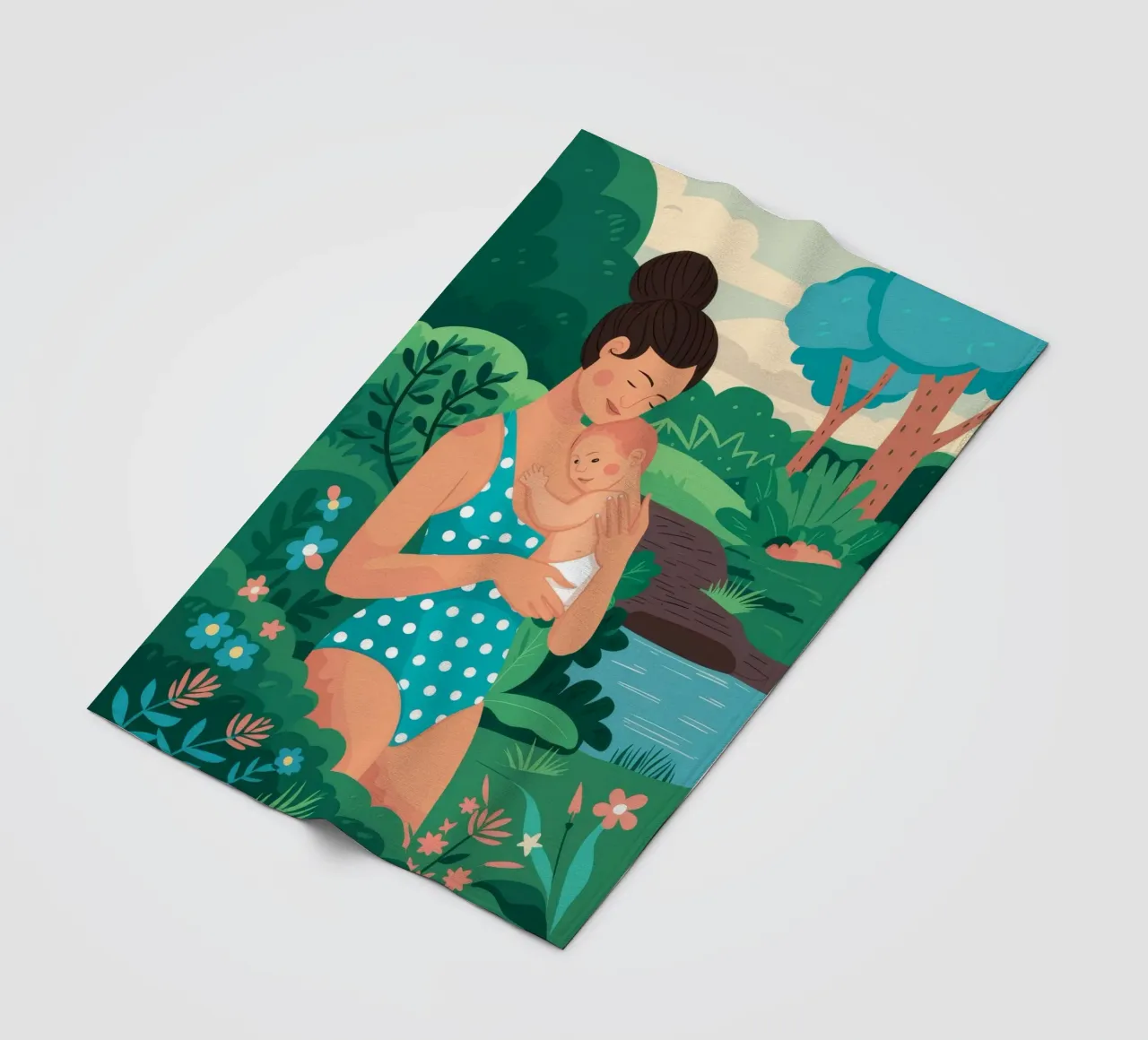 Legame materno coperta in pile da Twilight Muse