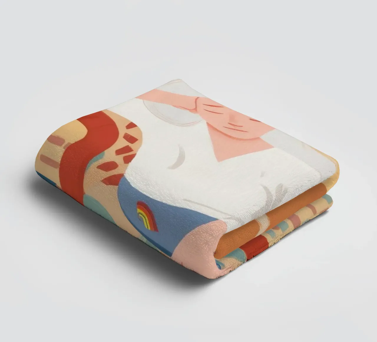 Restful Contemplation towel by Twilight Muse