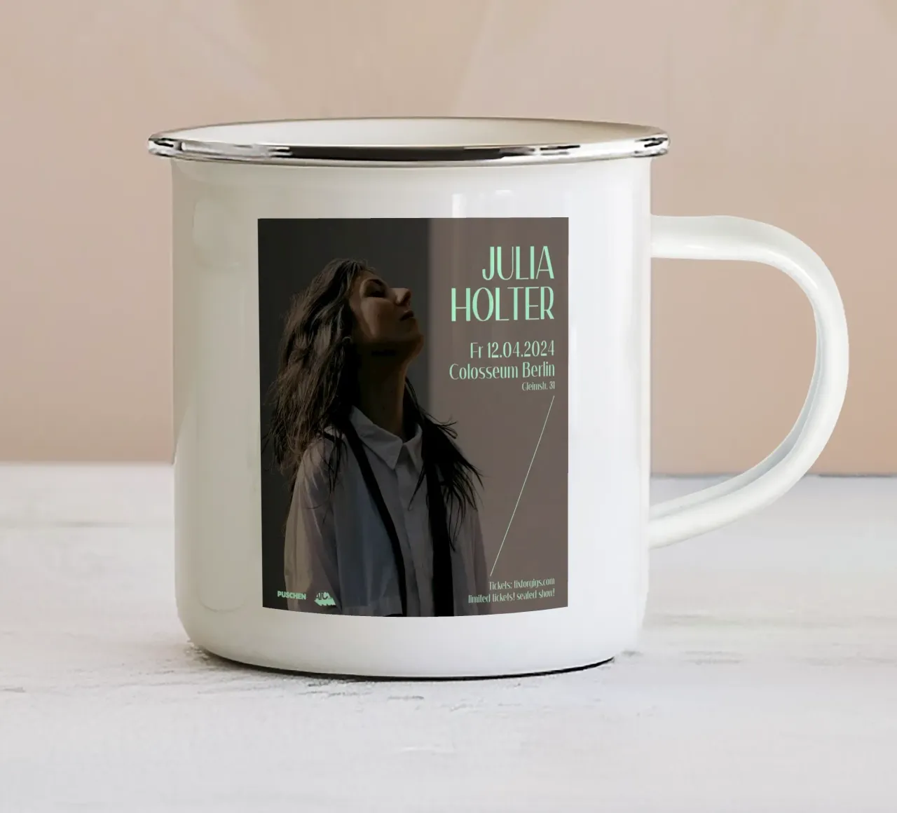 Colosseo di Berlino tazza in smalto da hite Shop