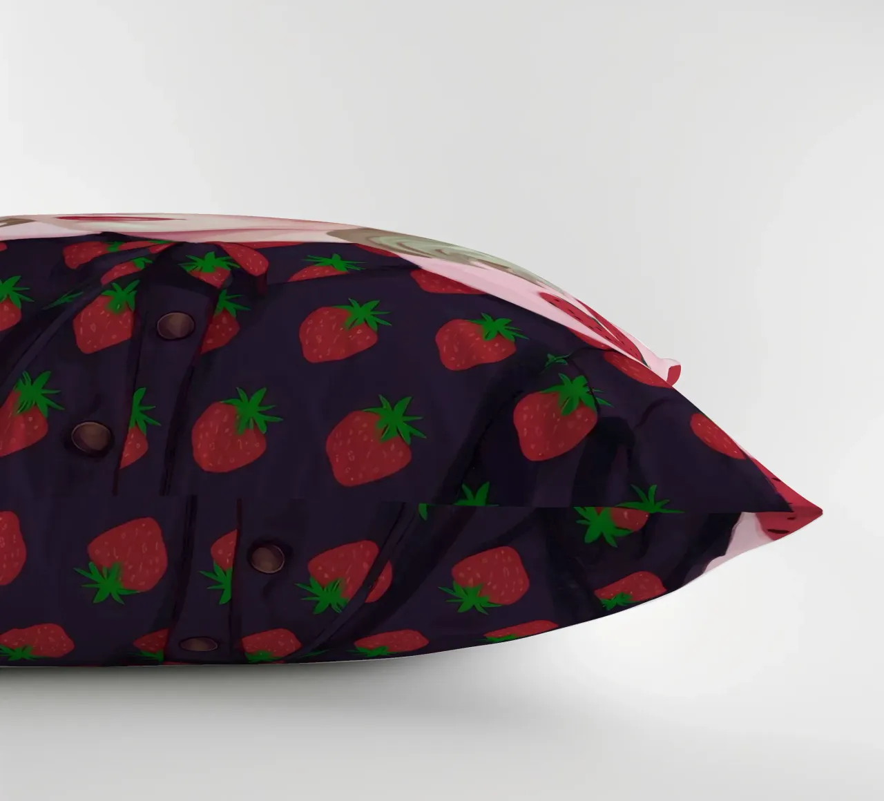 Paesaggio onirico alla fragola cuscino da Twilight Muse