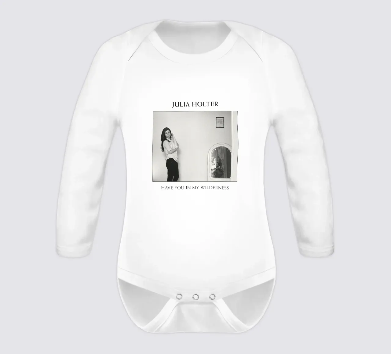 Have You in My Wilderness long-sleeve baby romper by hite Shop
