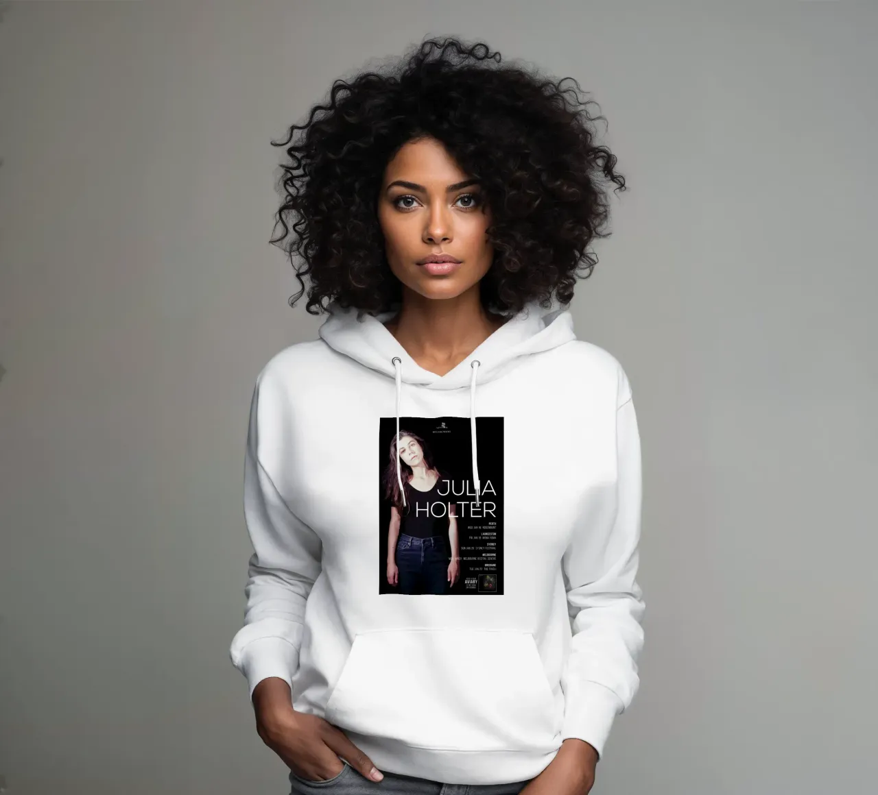 Julia Holter felpa con cappuccio da hite Shop