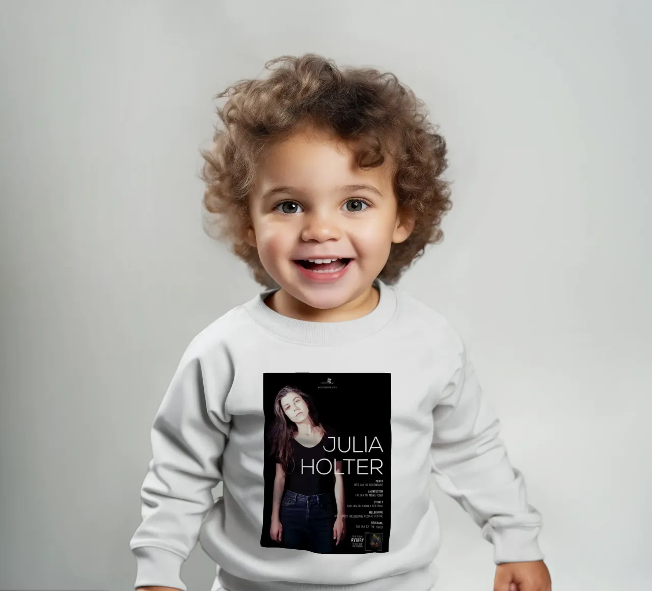 Julia Holter felpa neonato da hite Shop