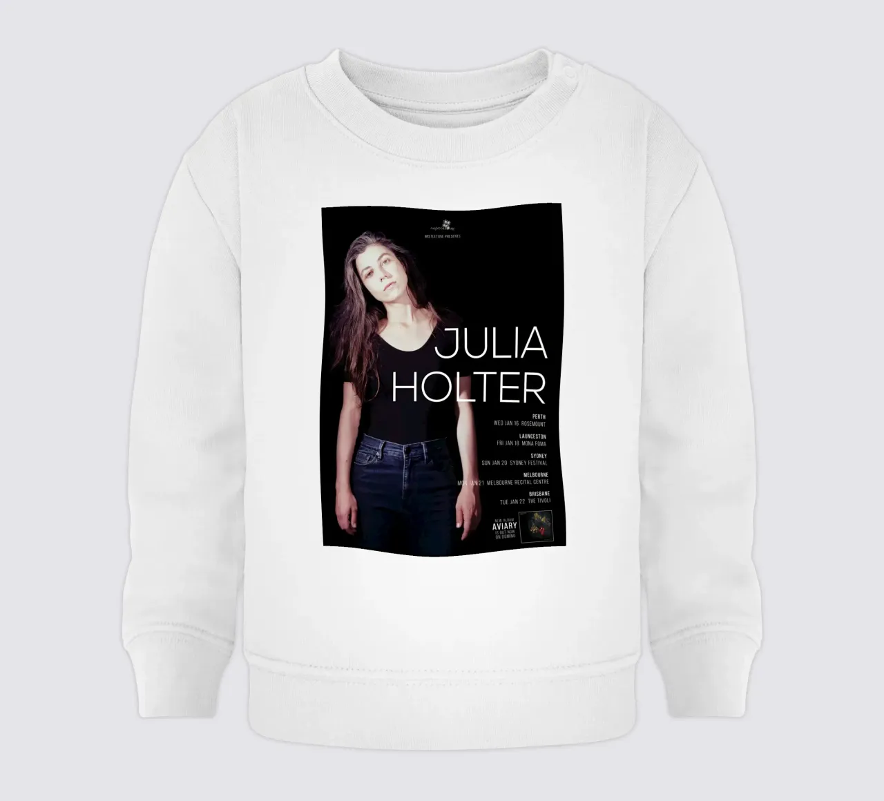 Julia Holter felpa neonato da hite Shop