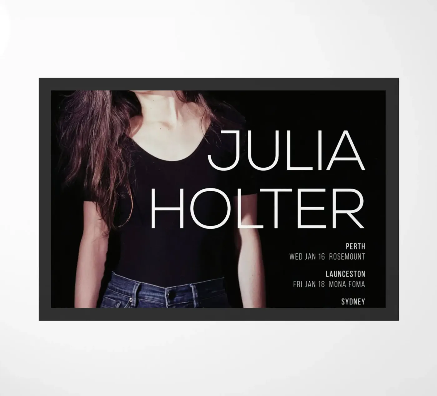 Julia Holter deurmat van hite Shop