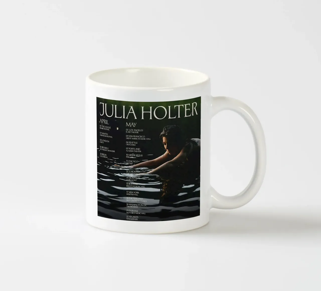 Tour di Julia Holter tazza in ceramica da hite Shop