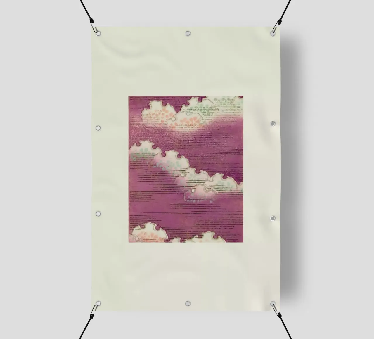 Shin-Bijutsukai - Stormy Sky telo in pvc da Vintage by JUNIQE