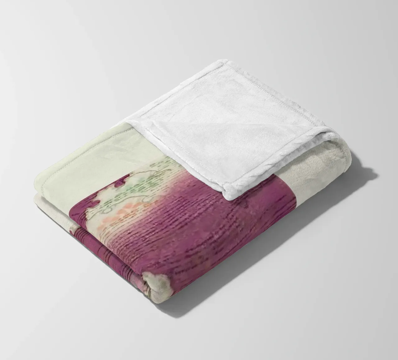 Shin-Bijutsukai - Stormy Sky fleece blanket by Vintage by JUNIQE