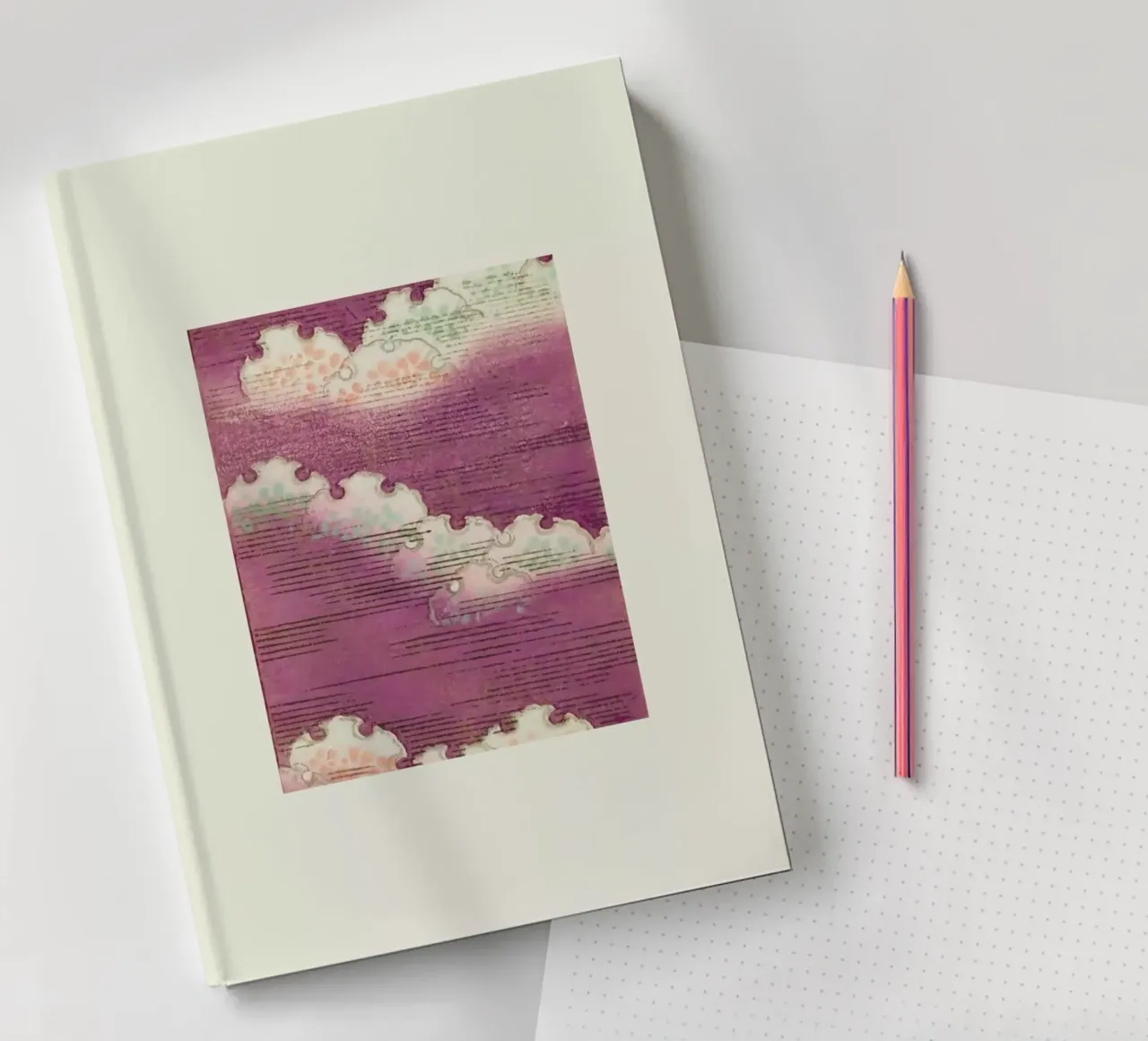 Shin-Bijutsukai - Stormy Sky notebook by Vintage by JUNIQE