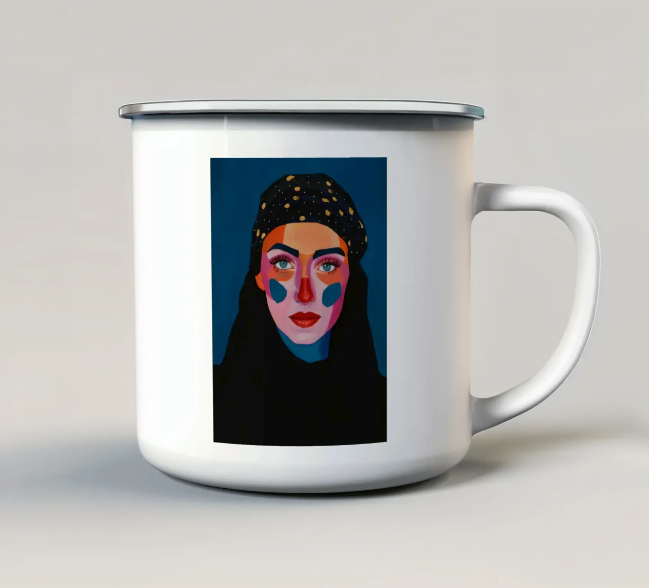 Mistero di mezzanotte tazza in smalto da Twilight Muse