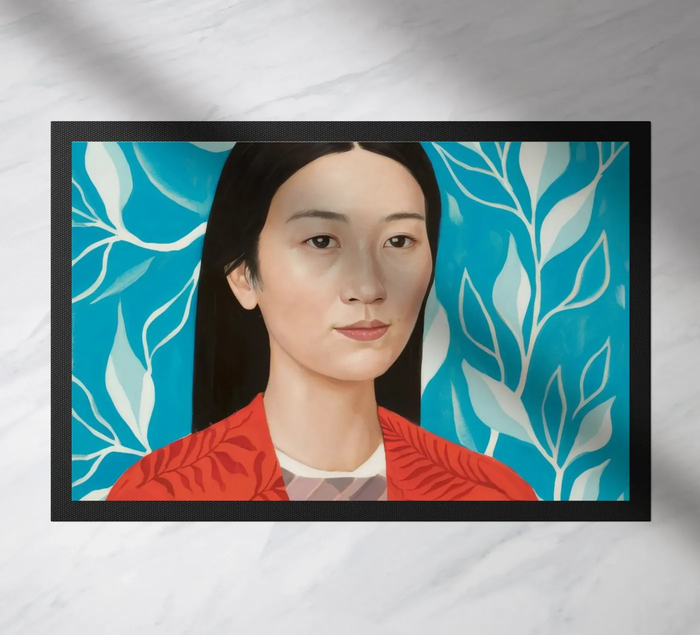 Leafy Tranquility deurmat van Twilight Muse