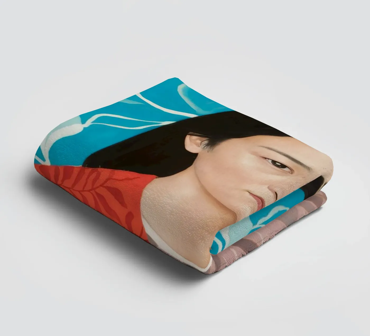 Leafy Tranquility towel by Twilight Muse