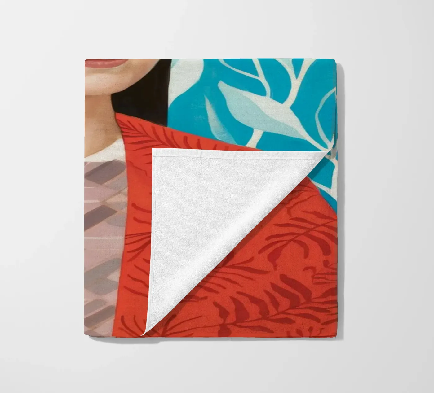 Bladrijke rust strandhanddoek van Twilight Muse