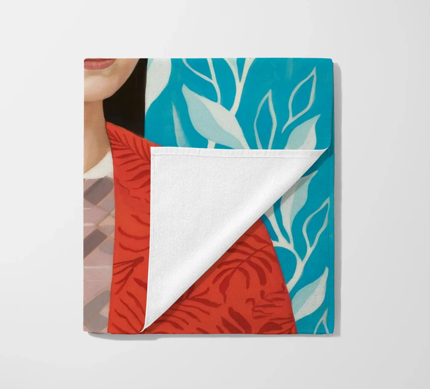 Bladrijke rust strandhanddoek van Twilight Muse