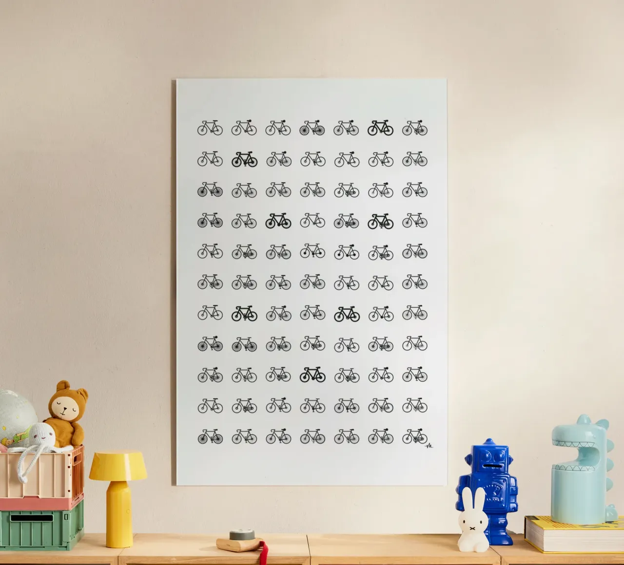 Bike Variations plexiglass da Viktor Hertz