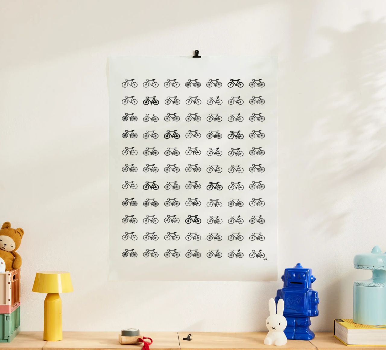 Bike Variations poster by Viktor Hertz