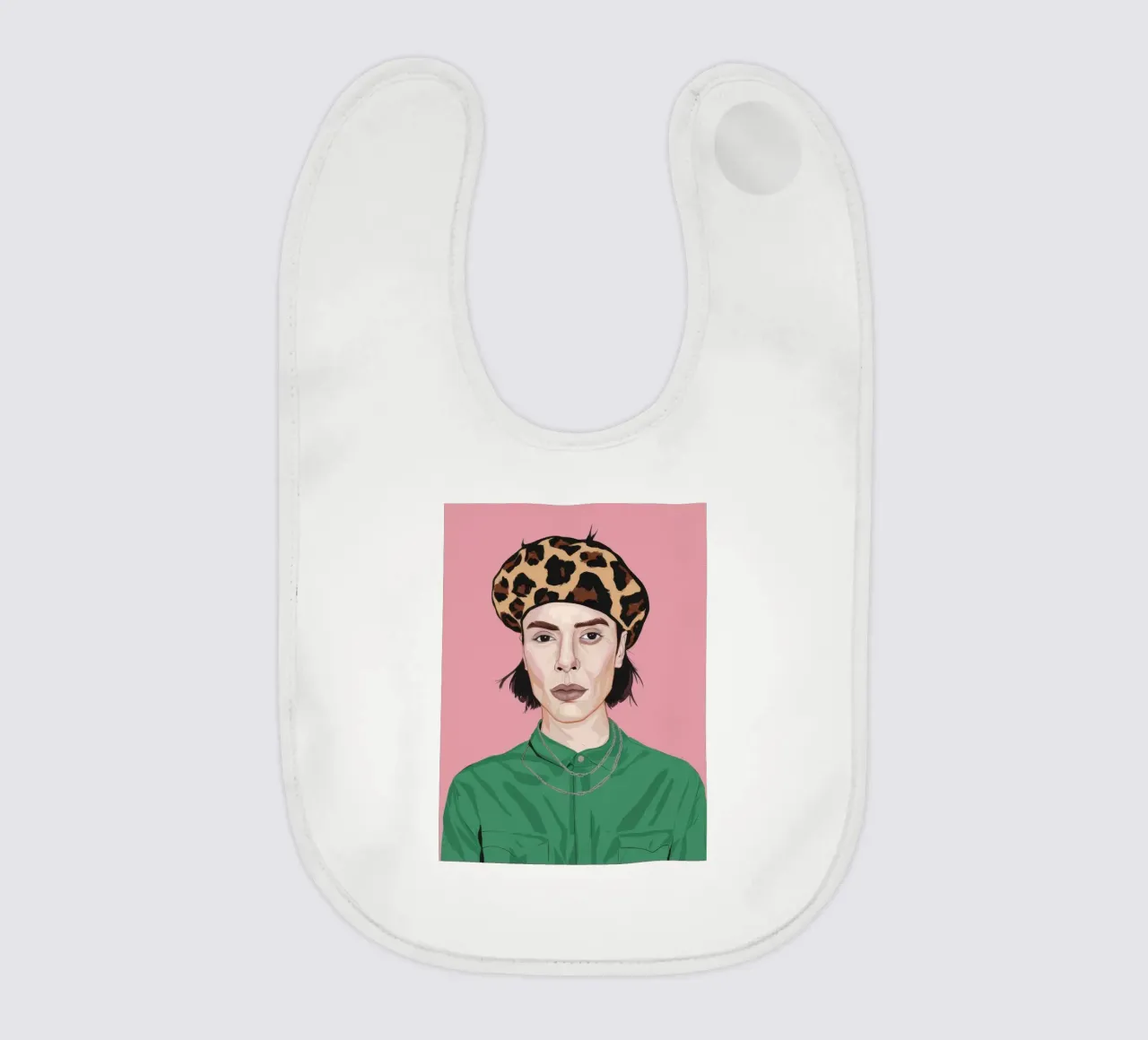 Leopard Grace Babylätzchen von Twilight Muse