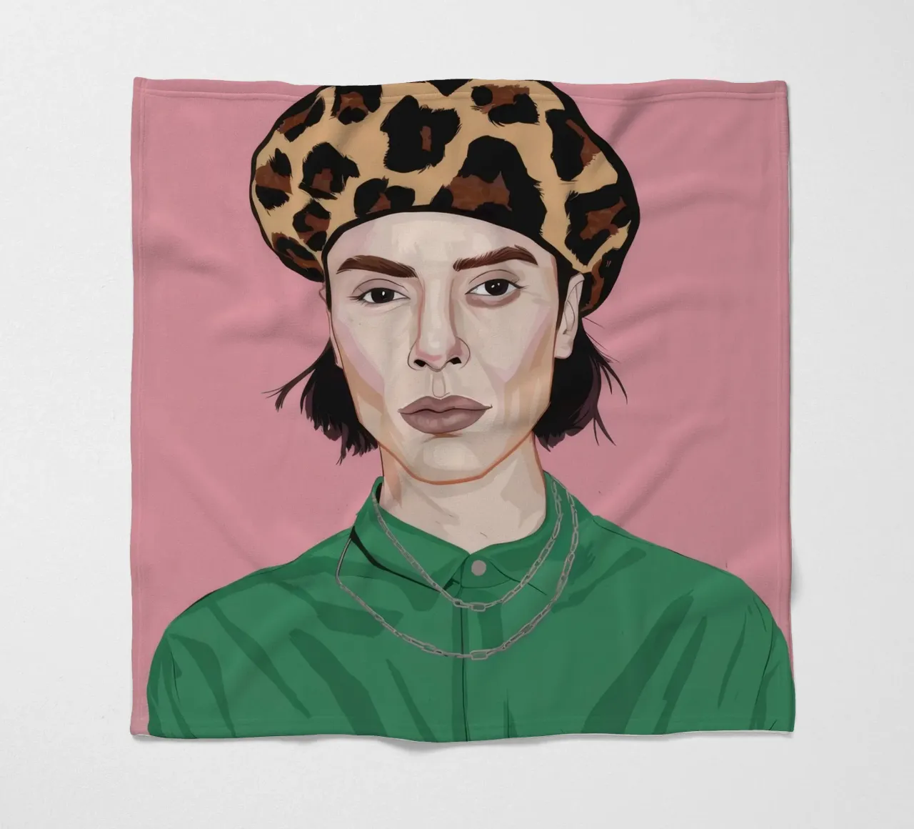 Leopard Grace Fleecedecke von Twilight Muse