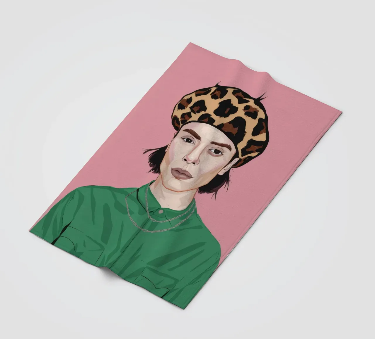 Leopard Grace Fleecedecke von Twilight Muse