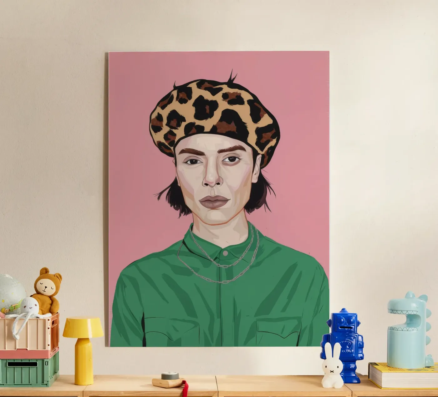 Leopard Grace Acryl-Glas von Twilight Muse