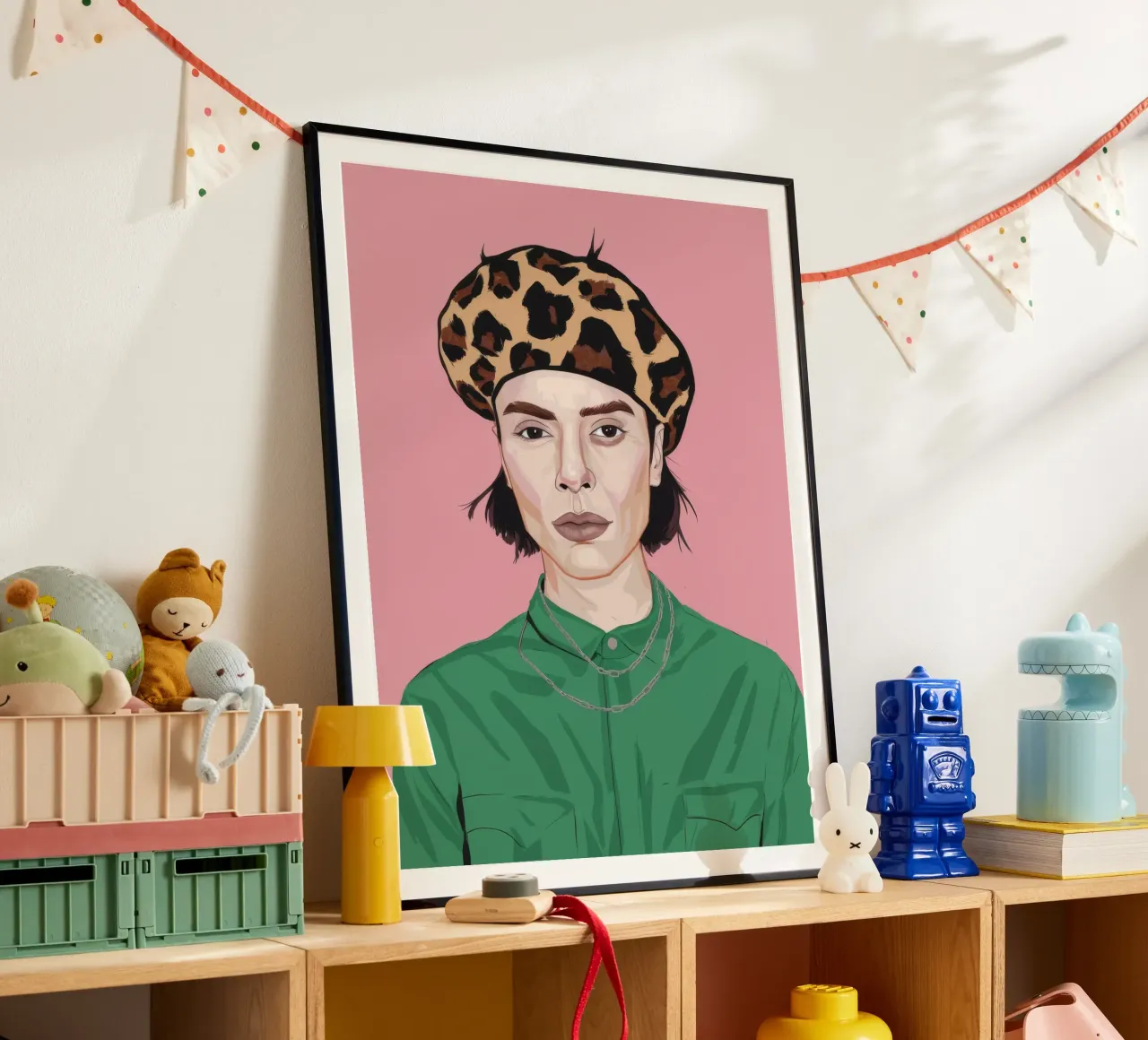 Leopard Grace poster by Twilight Muse