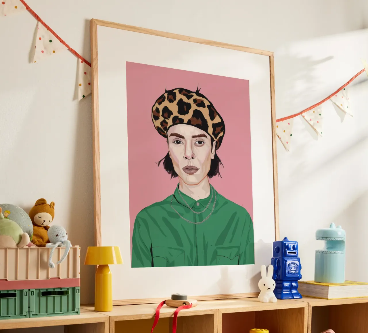 Leopard Grace poster by Twilight Muse