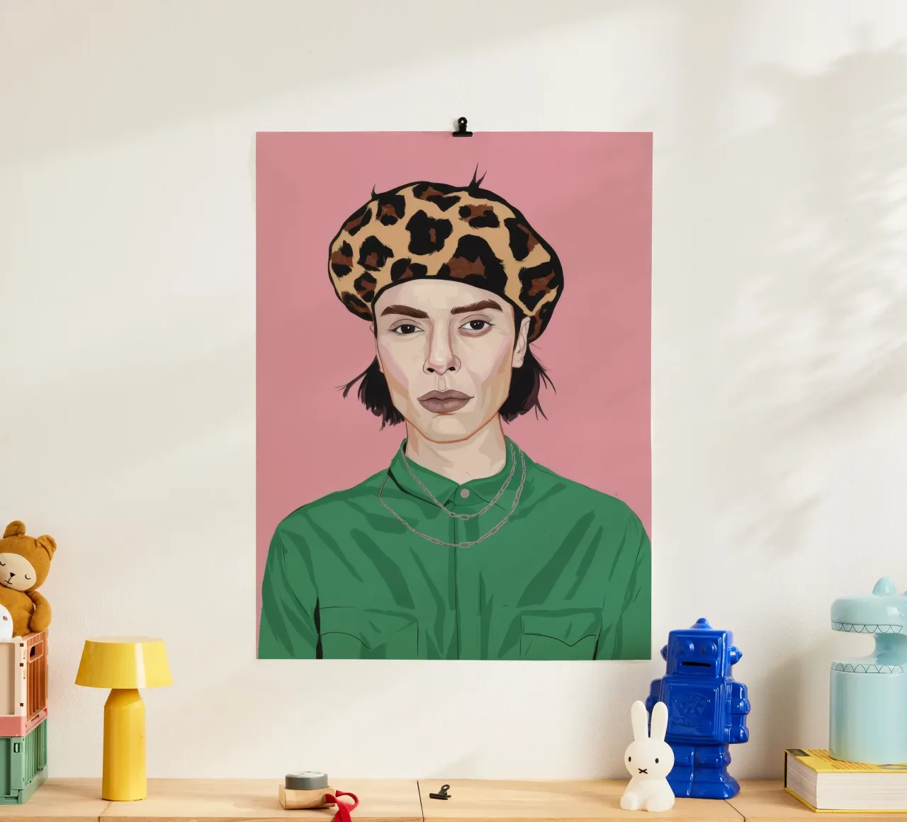 Leopard Grace poster by Twilight Muse