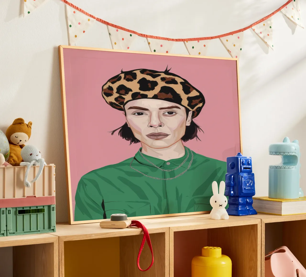 Leopard Grace poster by Twilight Muse