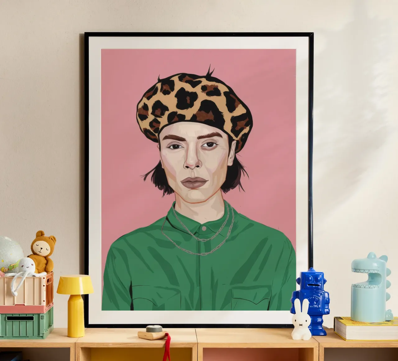 Leopard Grace poster by Twilight Muse